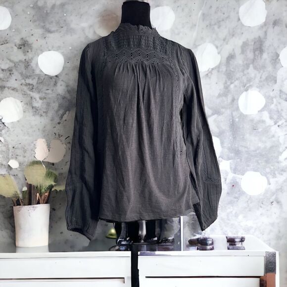 NWT Lucky Brand Lace Blouse (Small) - Picture 1 of 7